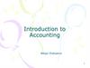 Introduction to Accounting