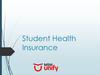 Student Health Insurance