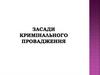 Засади кримінального провадження