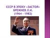СССР в эпоху "застоя". Л.И.Брежнев 1964-1982