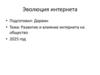 Эволюция интернета