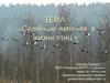 Сезонные явления в жизни птиц