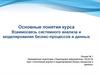 Взаимосвязь системного анализа и моделирования бизнес-процессов и данных. Лекция № 1
