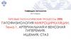 Артериальная и венозная гиперемия. Ишемия, стаз