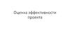 Оценка эффективности проекта