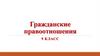 Гражданские правоотношения. 9 класс