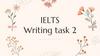 IELTS Writing task 2