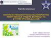 Клинико-фармакологическая характеристика лекарственных средств, влияющих на систему органов дыхания