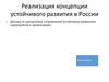 Реализация концепции устойчивого развития в России