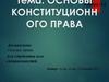 Основы конституционного права