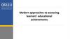 Modern approaches to assessing learners' educational achievements