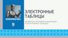 Электронные таблицы. Обработка числовой информации в электронных таблицах  (9 класс)