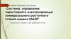 Система управления тиристорного электропривода универсального расточного станка модели 2А630”