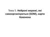 Нейроні мережі, які самоорганізуються (SOM), карти Кохонена