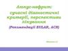 Люпус-нефрит: сучасні діагностичні критерії, перспективи лікування (Рекомендації EULAR, ACR)