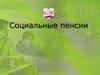 Социальные пенсии