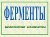 Биологические катализаторы