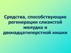 Средства, способствующие регенерации слизистой желудка и двенадцатиперстной кишки